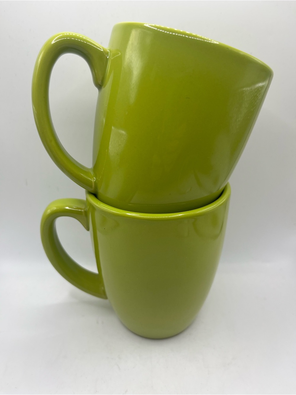 Corelle Coordinates Lime Green Stoneware Mug Set Of Two